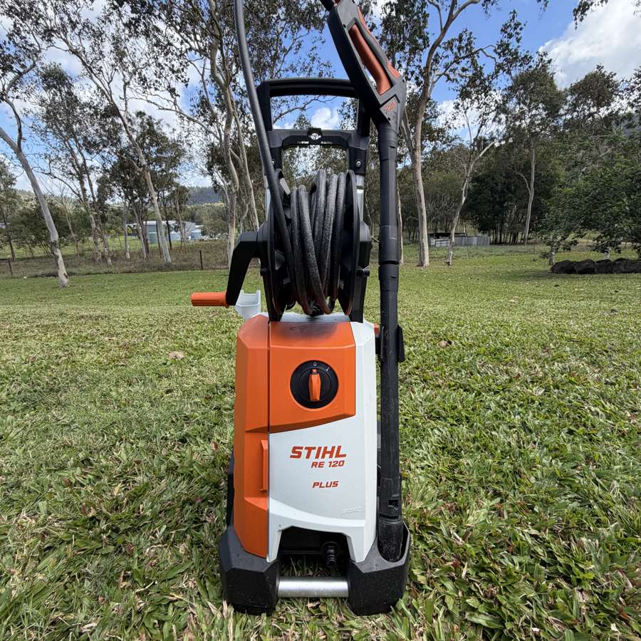 STIHL RE 120 PLUS electric pressure washer for hire in Airlie Beach