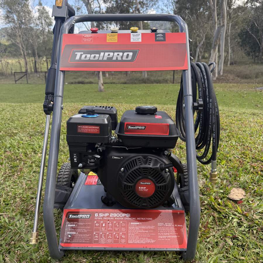 ToolPRO 6.5HP petrol pressure washer for hire in Airlie Beach